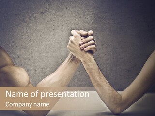 Easy Biceps Part PowerPoint Template