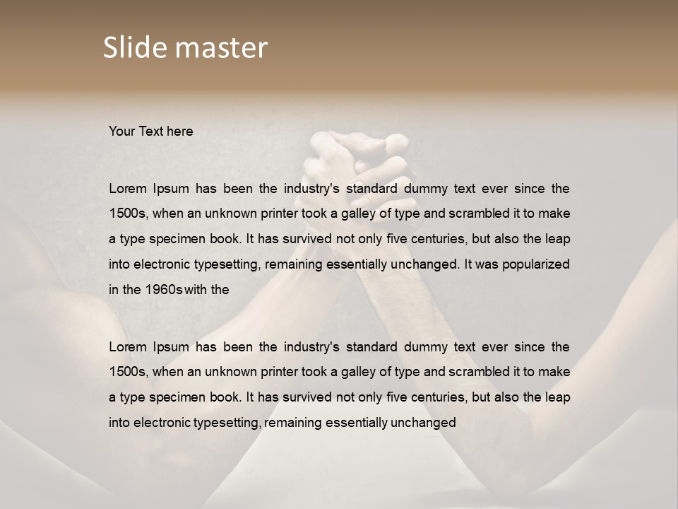 Easy Biceps Part PowerPoint Template