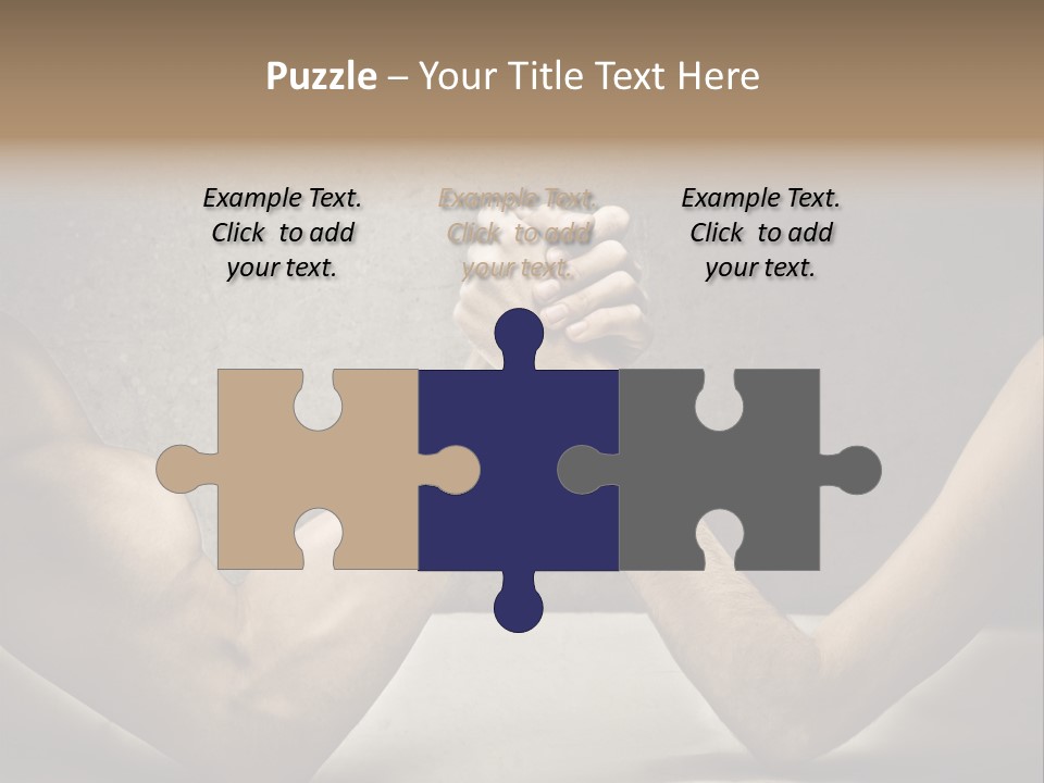 Easy Biceps Part PowerPoint Template