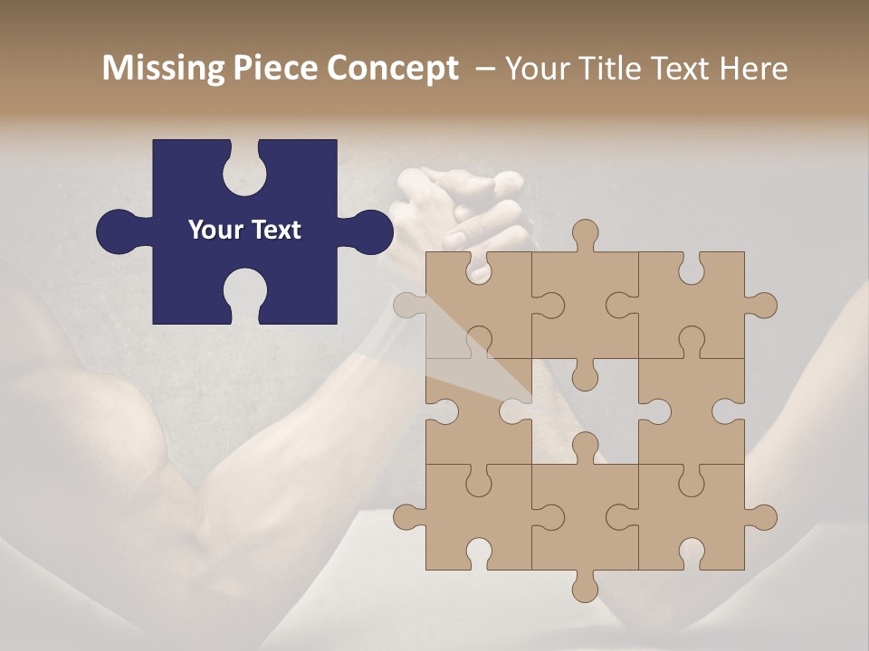 Easy Biceps Part PowerPoint Template