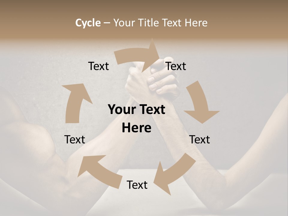 Easy Biceps Part PowerPoint Template