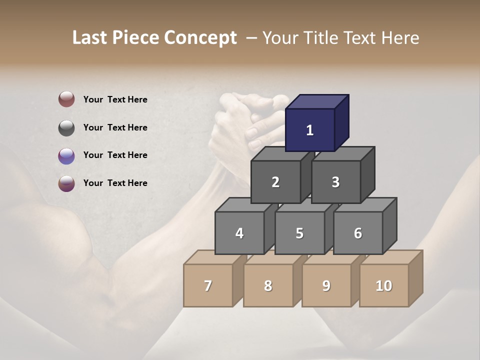 Easy Biceps Part PowerPoint Template