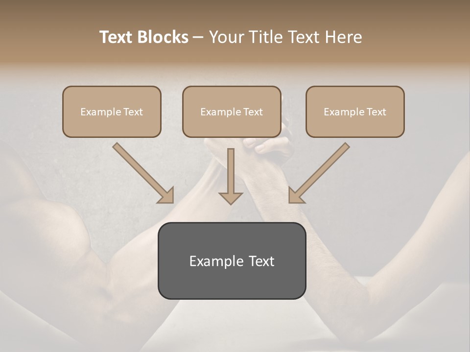 Easy Biceps Part PowerPoint Template