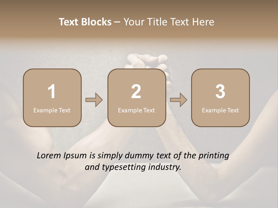 Easy Biceps Part PowerPoint Template