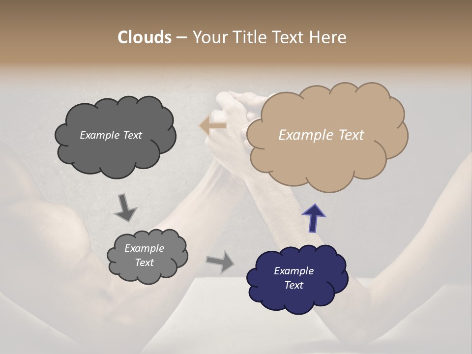 Easy Biceps Part PowerPoint Template