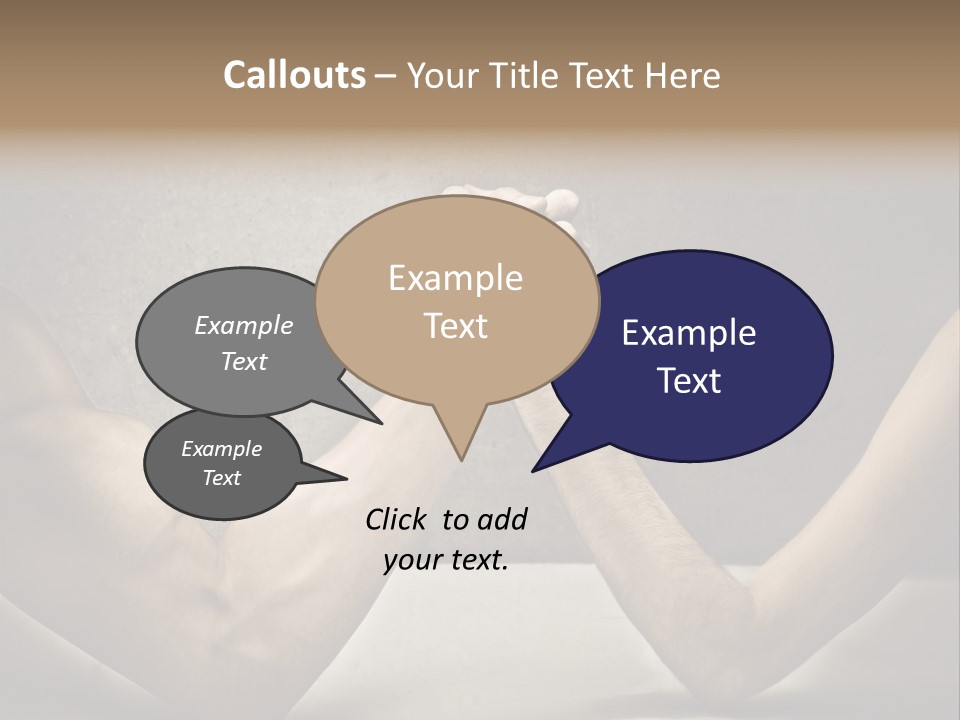 Easy Biceps Part PowerPoint Template