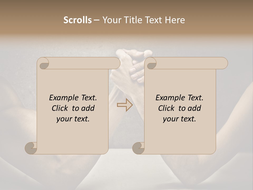 Easy Biceps Part PowerPoint Template