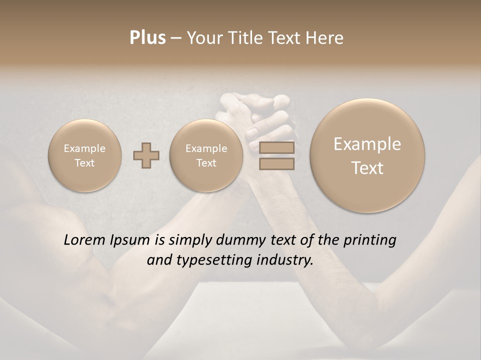 Easy Biceps Part PowerPoint Template