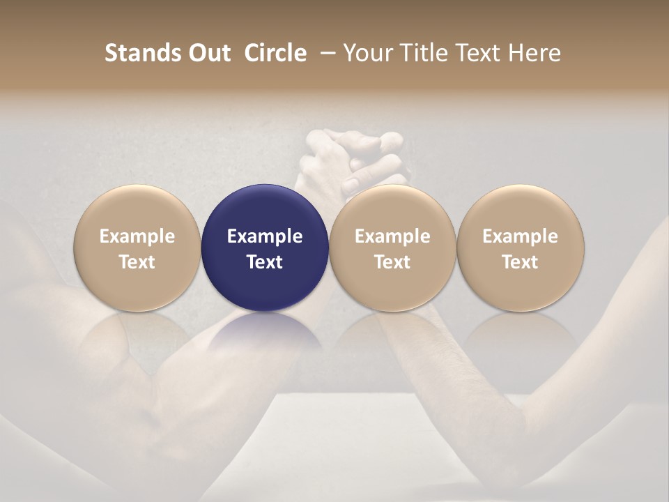 Easy Biceps Part PowerPoint Template