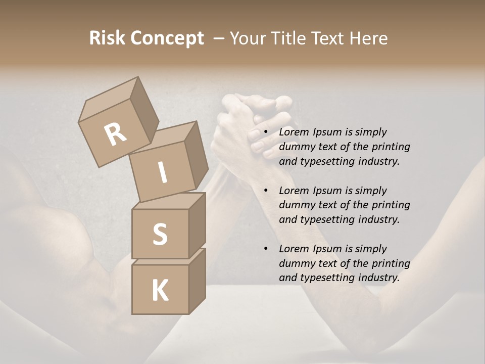 Easy Biceps Part PowerPoint Template