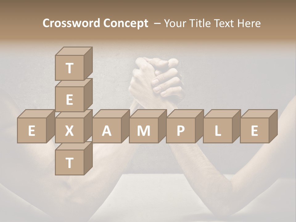 Easy Biceps Part PowerPoint Template