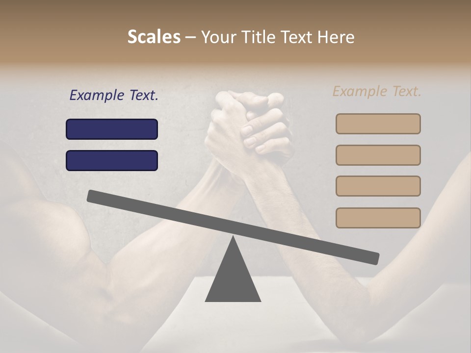 Easy Biceps Part PowerPoint Template