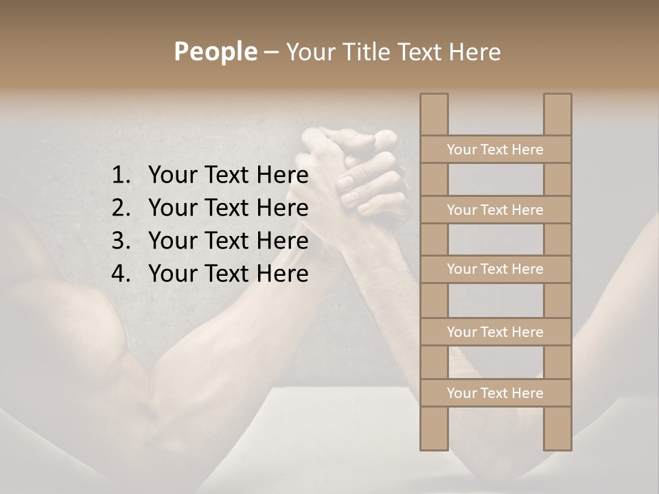 Easy Biceps Part PowerPoint Template