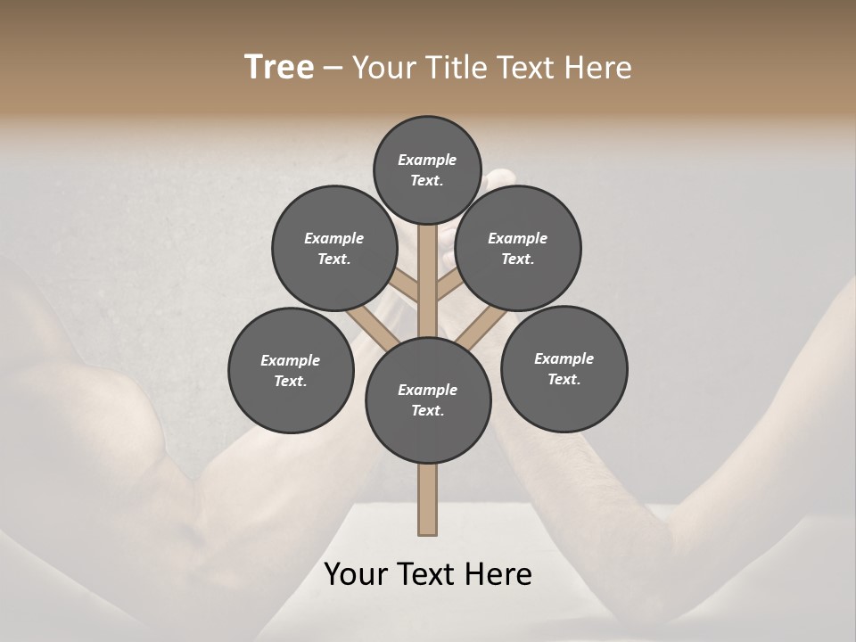 Easy Biceps Part PowerPoint Template