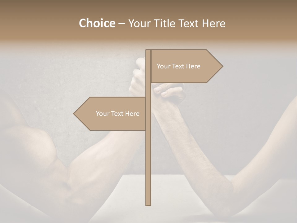 Easy Biceps Part PowerPoint Template