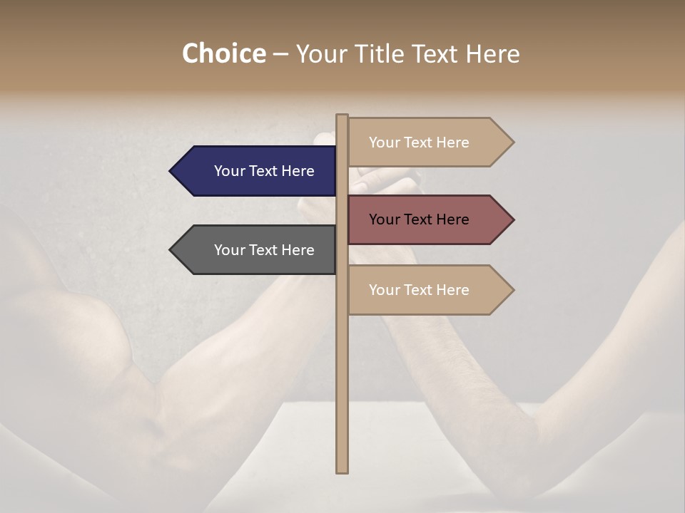 Easy Biceps Part PowerPoint Template