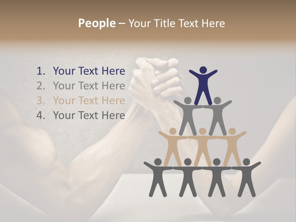 Easy Biceps Part PowerPoint Template