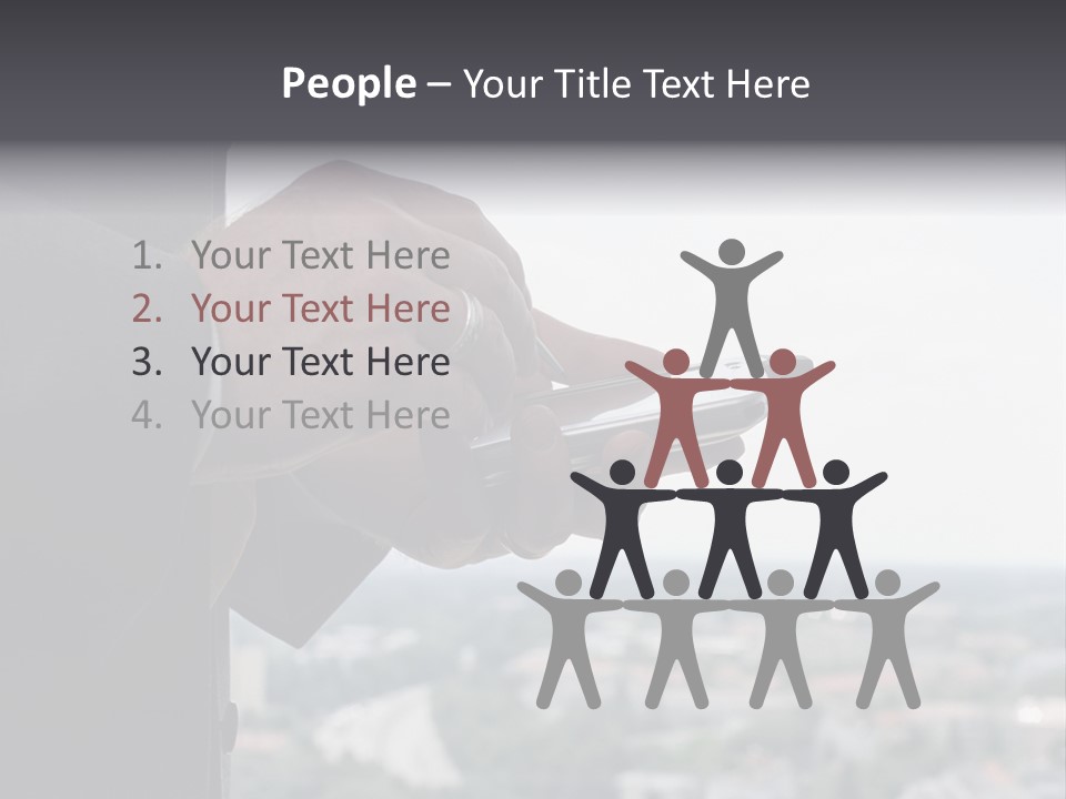 Meeting Network Clients PowerPoint Template
