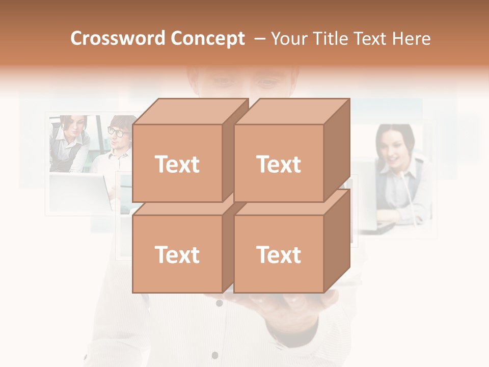 Meeting Network Clients PowerPoint Template