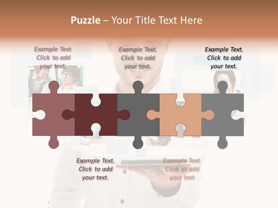 Meeting Network Clients PowerPoint Template