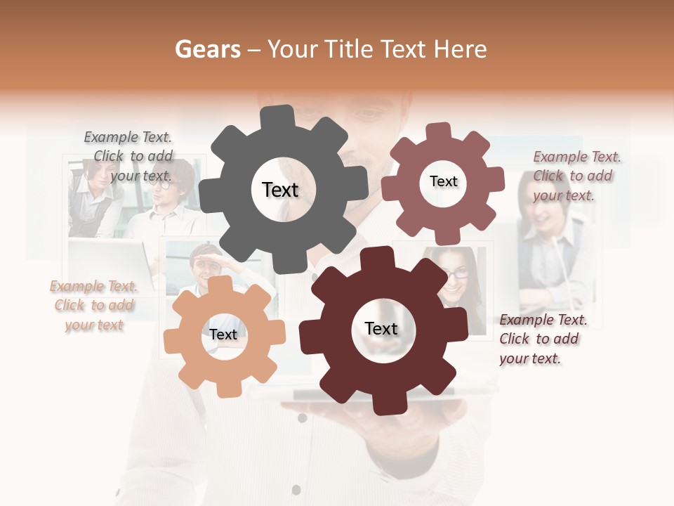 Meeting Network Clients PowerPoint Template