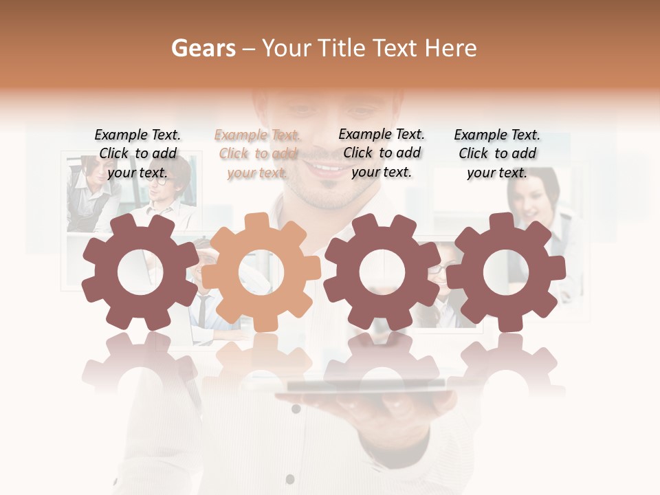Meeting Network Clients PowerPoint Template