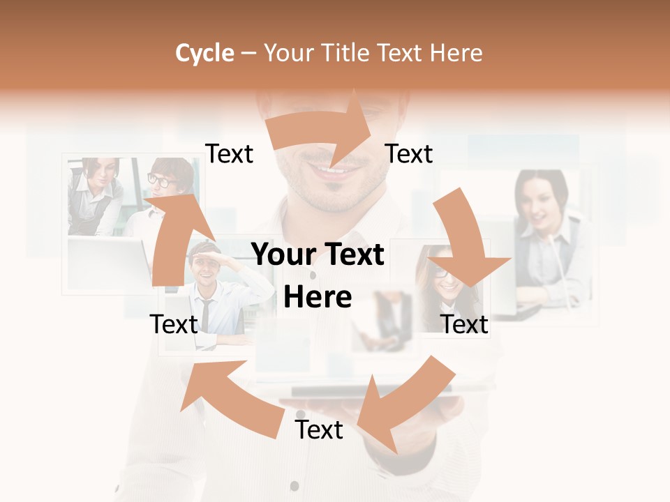 Meeting Network Clients PowerPoint Template