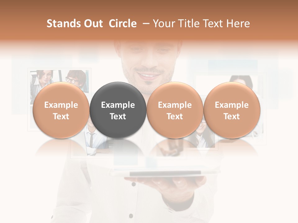 Meeting Network Clients PowerPoint Template