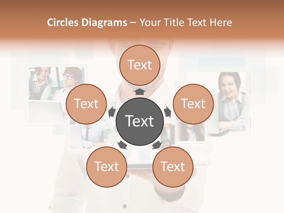Meeting Network Clients PowerPoint Template