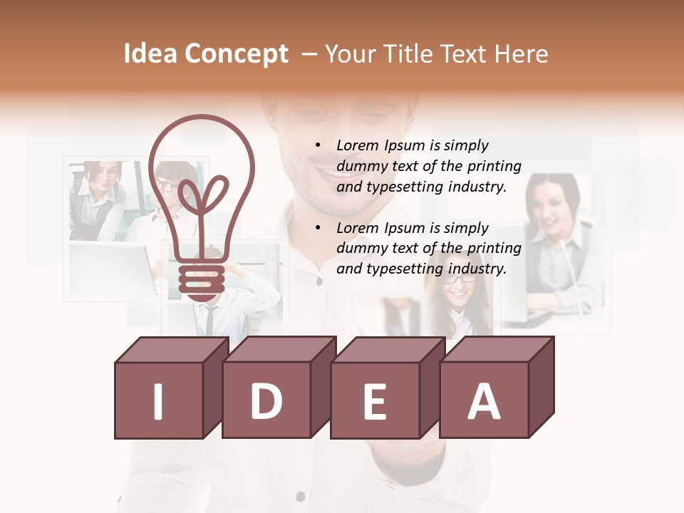 Meeting Network Clients PowerPoint Template