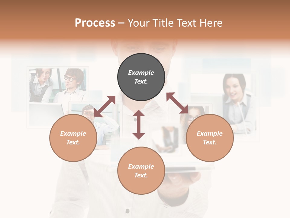 Meeting Network Clients PowerPoint Template