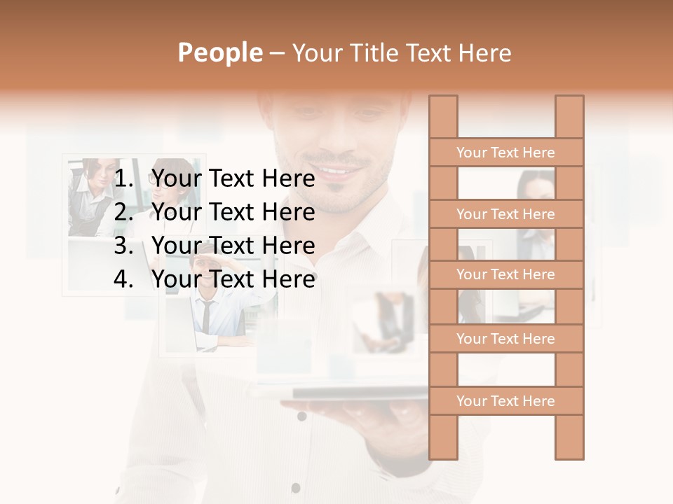 Meeting Network Clients PowerPoint Template