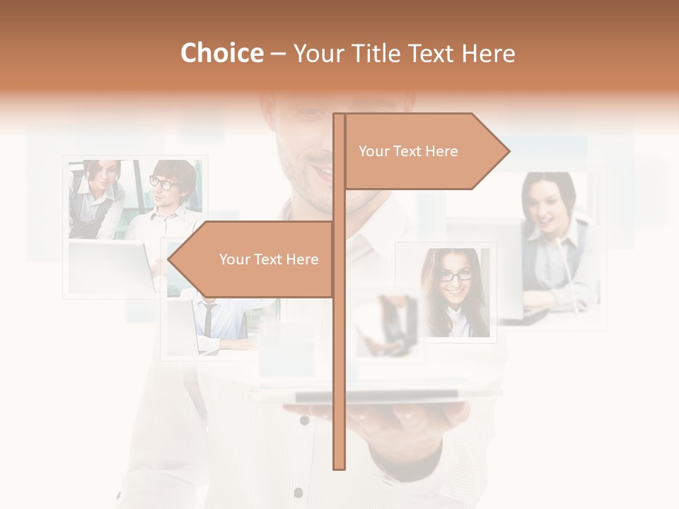 Meeting Network Clients PowerPoint Template