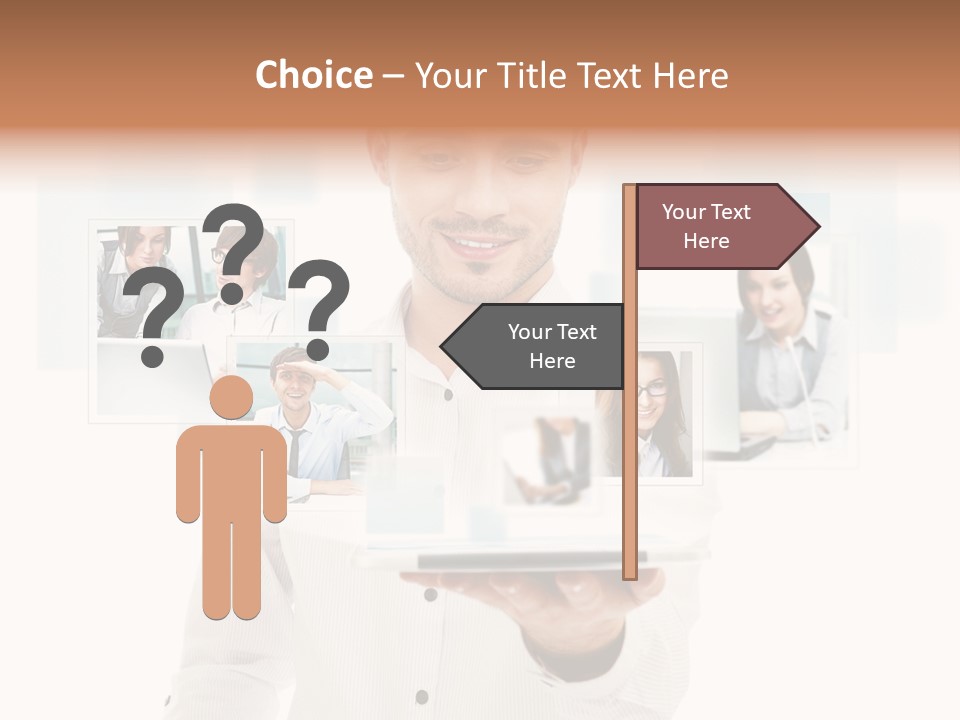 Meeting Network Clients PowerPoint Template