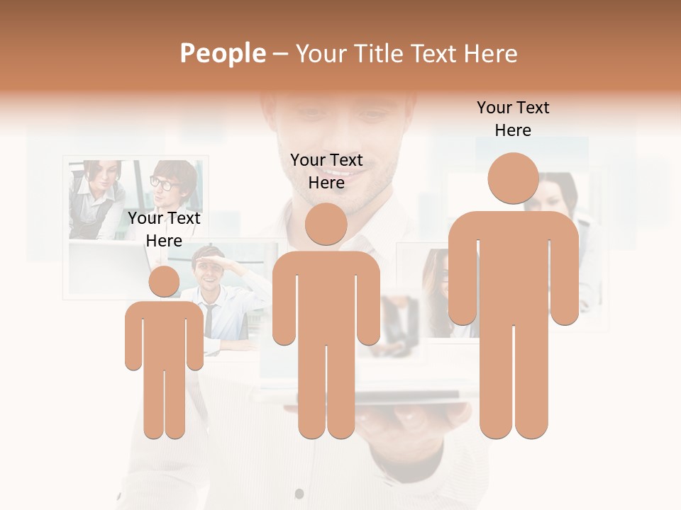 Meeting Network Clients PowerPoint Template