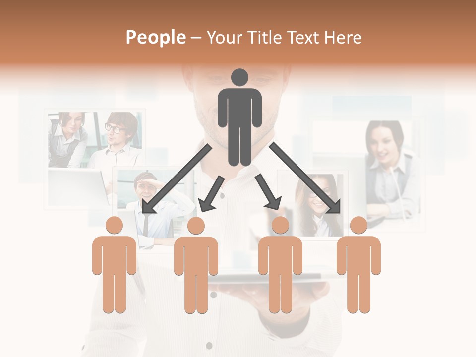 Meeting Network Clients PowerPoint Template