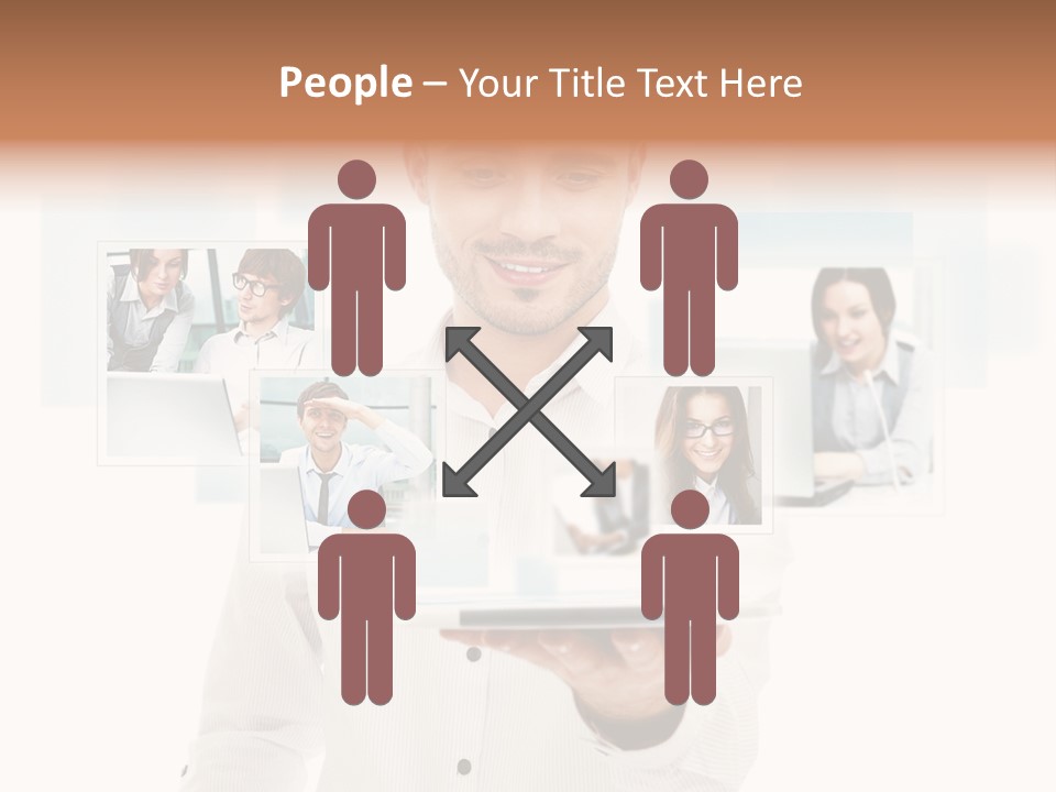 Meeting Network Clients PowerPoint Template
