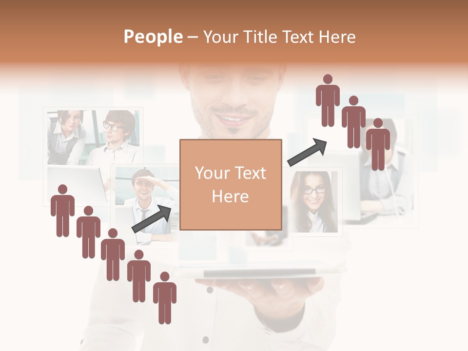Meeting Network Clients PowerPoint Template
