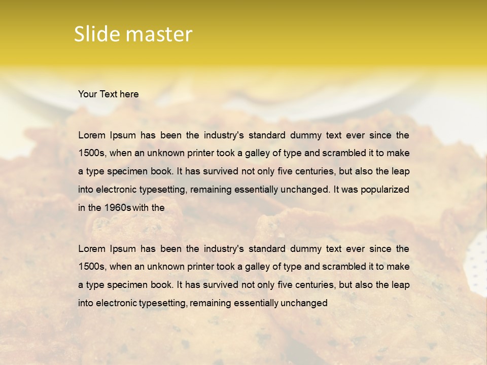 Spanish Cook Chopped PowerPoint Template