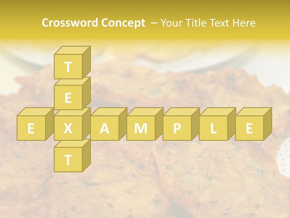 Spanish Cook Chopped PowerPoint Template