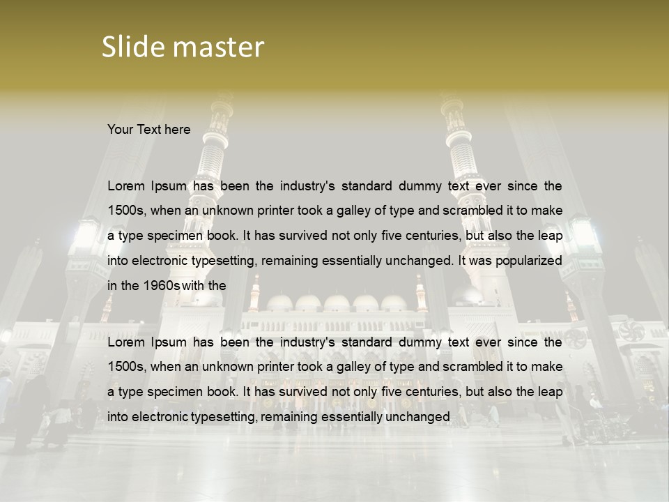 Haram Arab East PowerPoint Template