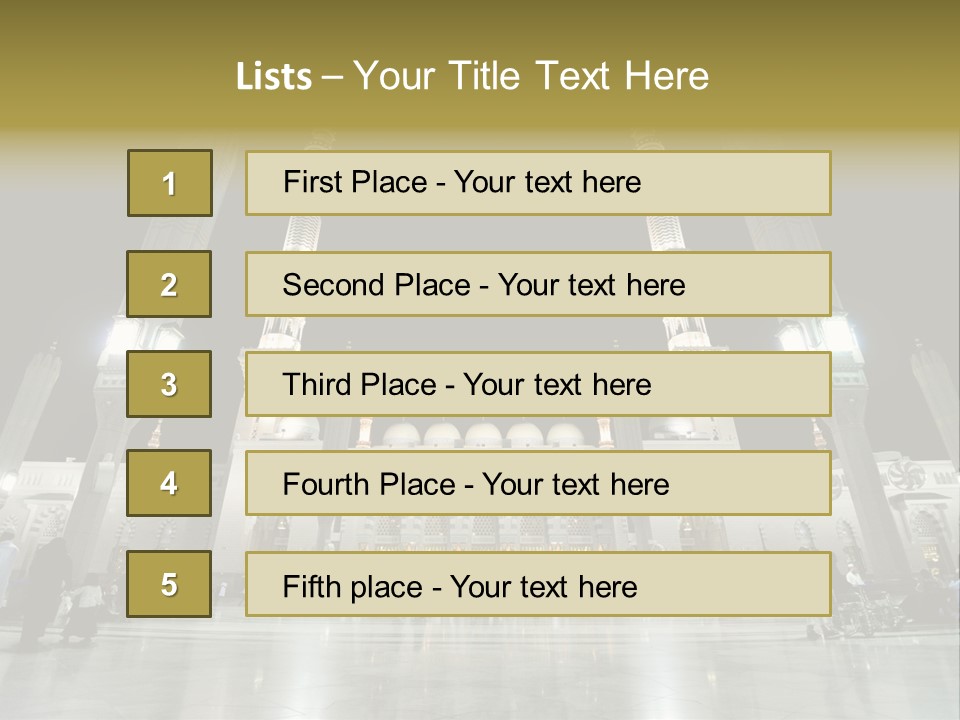 Haram Arab East PowerPoint Template