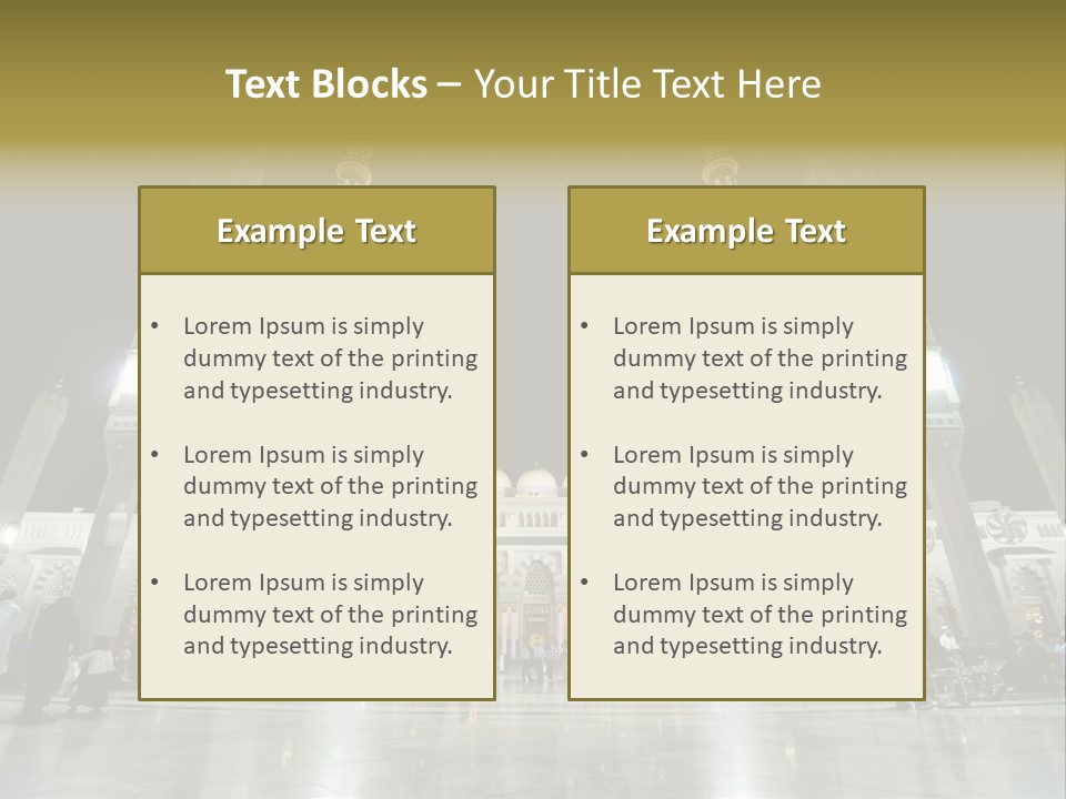 Haram Arab East PowerPoint Template