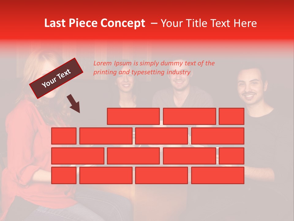 Indian Fashion Group PowerPoint Template