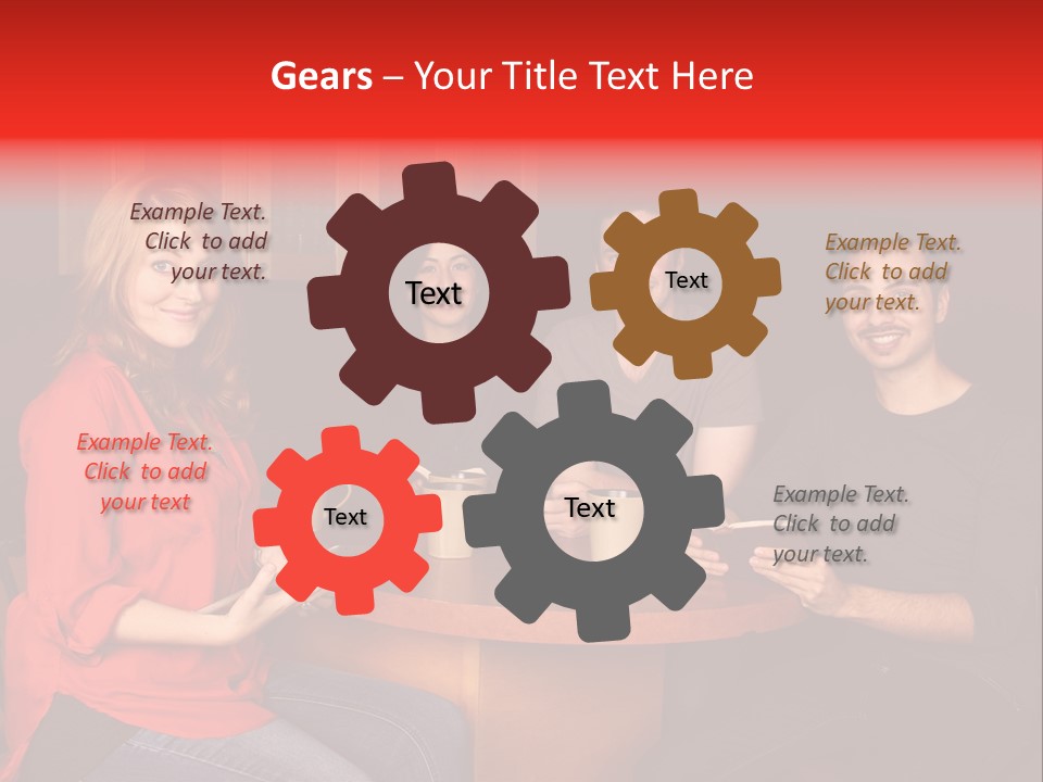 Indian Fashion Group PowerPoint Template