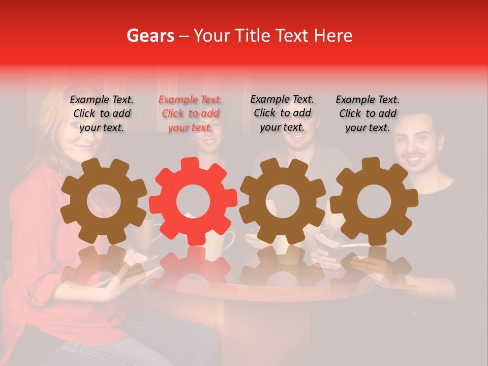 Indian Fashion Group PowerPoint Template