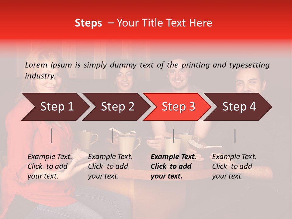 Indian Fashion Group PowerPoint Template