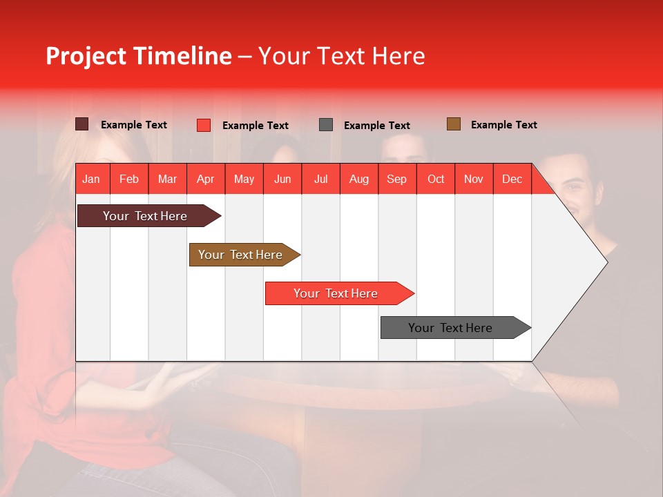 Indian Fashion Group PowerPoint Template
