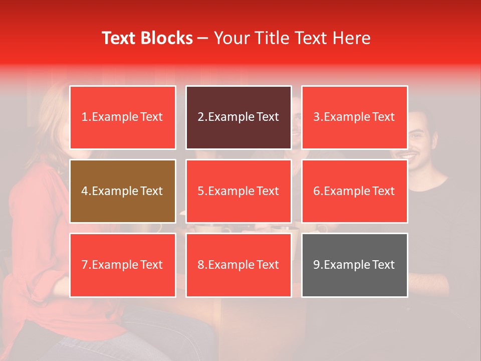 Indian Fashion Group PowerPoint Template