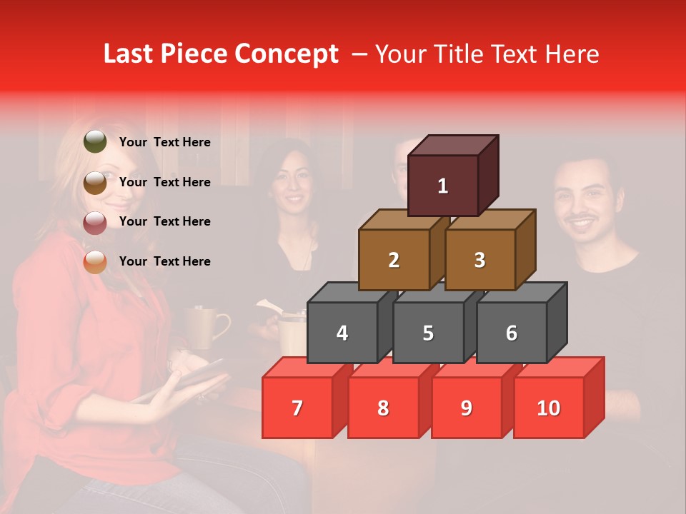 Indian Fashion Group PowerPoint Template